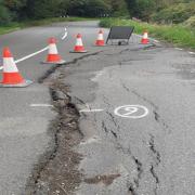 The key road between Chippenham and Lyneham suffered extreme damage.
