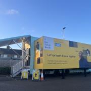 Our Future Health's new mobile health clinic  has arrived at Tesco Express at County Way, Trowbridge, to January 30.