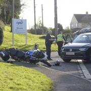 A crash at Staverton