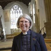 Reverend Canon Joanna Abecassis pictured after her last service at Holy Trinity Bradford on Avon.