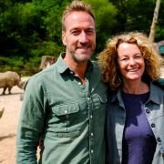 Animal Park presenters Ben Fogle and Kate Humble Photo BBC