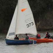 Taking to the lake: members of the West Wiltshire Youth Sailing Association.