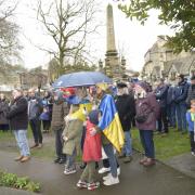 Dozens of people attended a packed St Thomas’ Church in Trowbridge for the Ukraine Memorial Service on Saturday evening