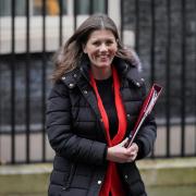 Michelle Donelan leaves Downing Street in January