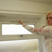 Tracey Marson with the mould in her Hilperton house.