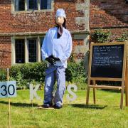 The annual scarecrow trail at Keevil School