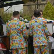 Mourners dressed in Pokémon suits carried Lennix Sutcliffe’s coffin into  Holy Trinity Church.