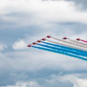 The Red Arrows will be soaring above Longleat near Warminster.