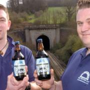 The boys from Box Stream Brewery with their new bottled Tunnel Vision
