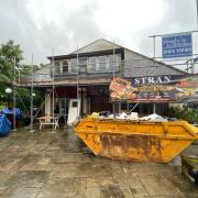 A skip has been installed outside of the former Grounded premises, which looks set to become a Turkish restaurant.
