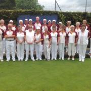 The Box team that faced Bowls England in their anniversary match
