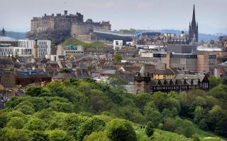Scottish landmark Edinburgh Castle came top of the list. Picture By Stewart Attwood.