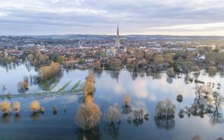 Salisbury was badly hit by the floods