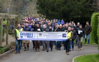Record numbers turn out to raise £45,000 for Bath Men's Walk . Pictures by Mervyn Clingan (57866659)