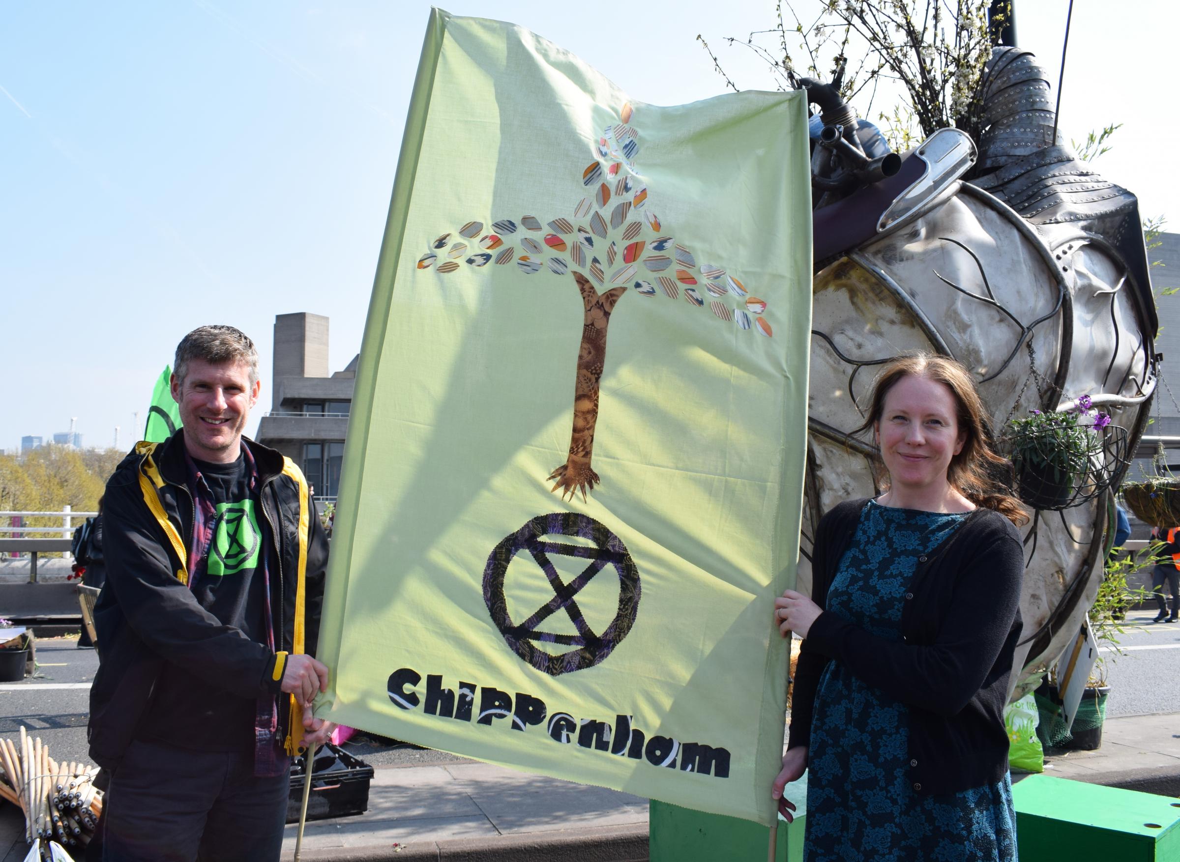 Chippenham climate change protestors take part in London Demo